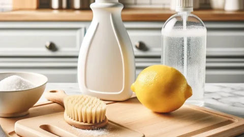 How to deep clean a cutting board