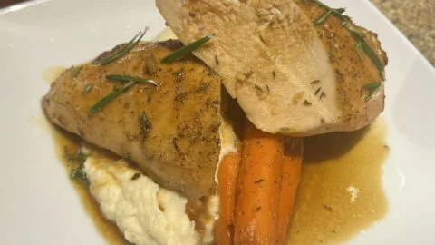 Chicken with Dijon Maple Glaze